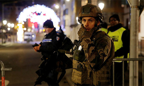 Seguridad francesa busca a autor de tiroteo en Estrasburgo